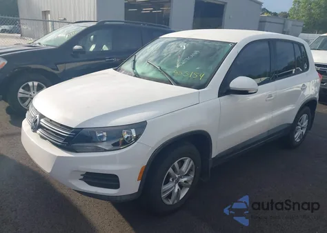 2013 Volkswagen Tiguan S z USA, uszkodzony, nr VIN WVGAV7AX4DW555154